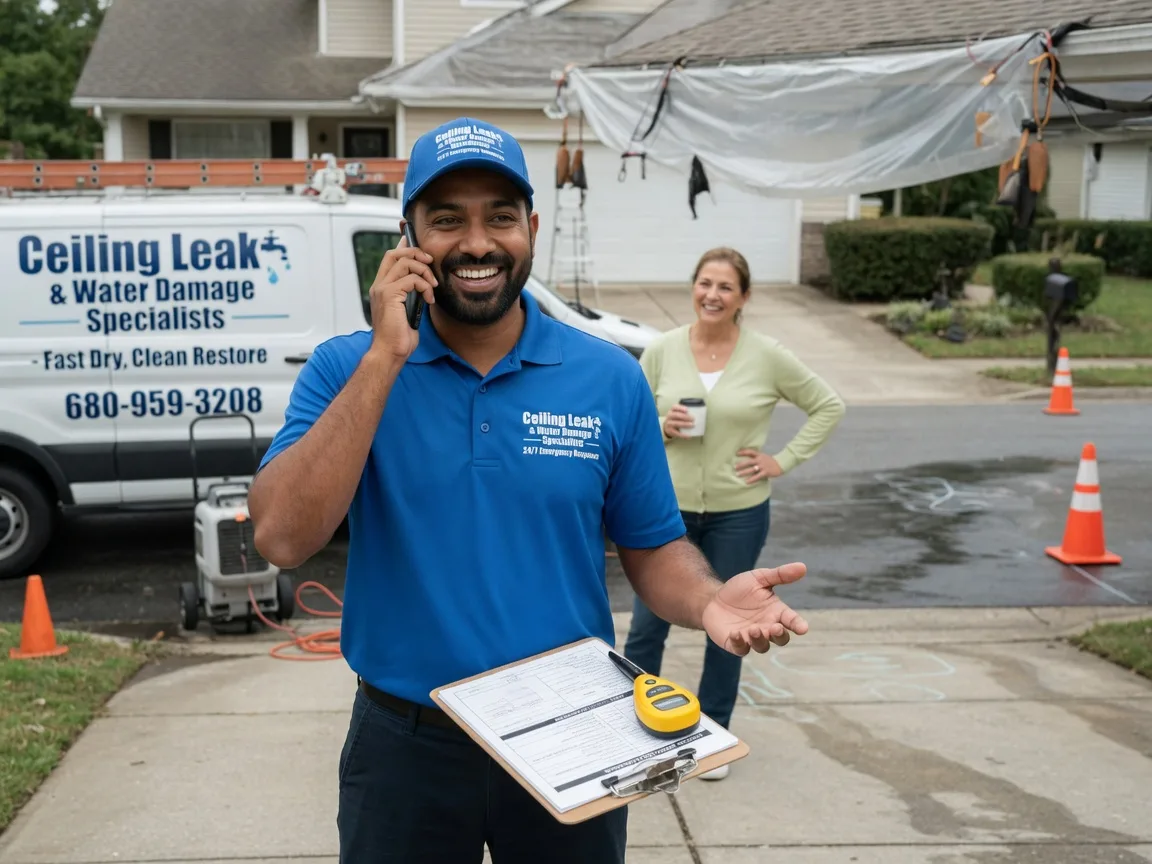 Ceiling Leak Cleanup Oriental, NC FAQs